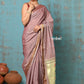 Very Much Indian Tyohaar - Handloom Pure Cotton Paithani With Peacock Pallu - Rose Gold | Swadesiicart