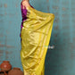 Very Much Indian Prerna - Handloom Pure Chanderi Cotton Silk Saree With Golden Border - Soft Plum | Swadesiicart