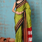 Very Much Indian Tyohaar - Traditional Handloom Dual Tone Green Ilkal Cotton Viscose with Red Pallu | Swadesiicart
