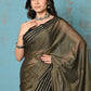 Very Much Indian Tyohaar - Cotton Saree With Border - Copper | Swadesiicart