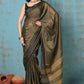 Very Much Indian Tyohaar - Cotton Saree With Border - Copper | Swadesiicart