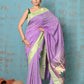 Very Much Indian Tyohaar - Exclusive! Handloom Pure Cotton Paithani in Most Traditional Lilac with Pichwai Pallu | Swadesiicart