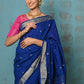 Very Much Indian Tyohaar - Exclusive! Handloom Pure Cotton Paithani in Most Traditional Royal Blue with Pichwai Pallu | Swadesiicart