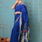 Very Much Indian Tyohaar - Exclusive! Handloom Pure Cotton Paithani in Most Traditional Royal Blue with Pichwai Pallu | Swadesiicart