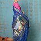 Very Much Indian Tyohaar - Exclusive! Handloom Pure Cotton Paithani in Most Traditional Royal Blue with Pichwai Pallu | Swadesiicart