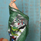 Very Much Indian Tyohaar - Handloom Pure Cotton Paithani With Parrot Pallu- Dark Green | Swadesiicart