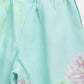 Ahalyaa Aqua Blue Crepe Printed Kids Kurta Palazzo Sets For Girls | Swadesiicart