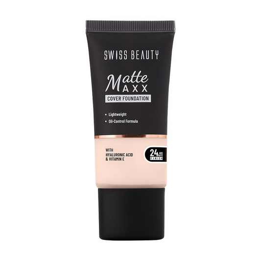 Swiss Beauty Matte Maxx Cover Foundation - 1 Fair Warm | Swadesiicart