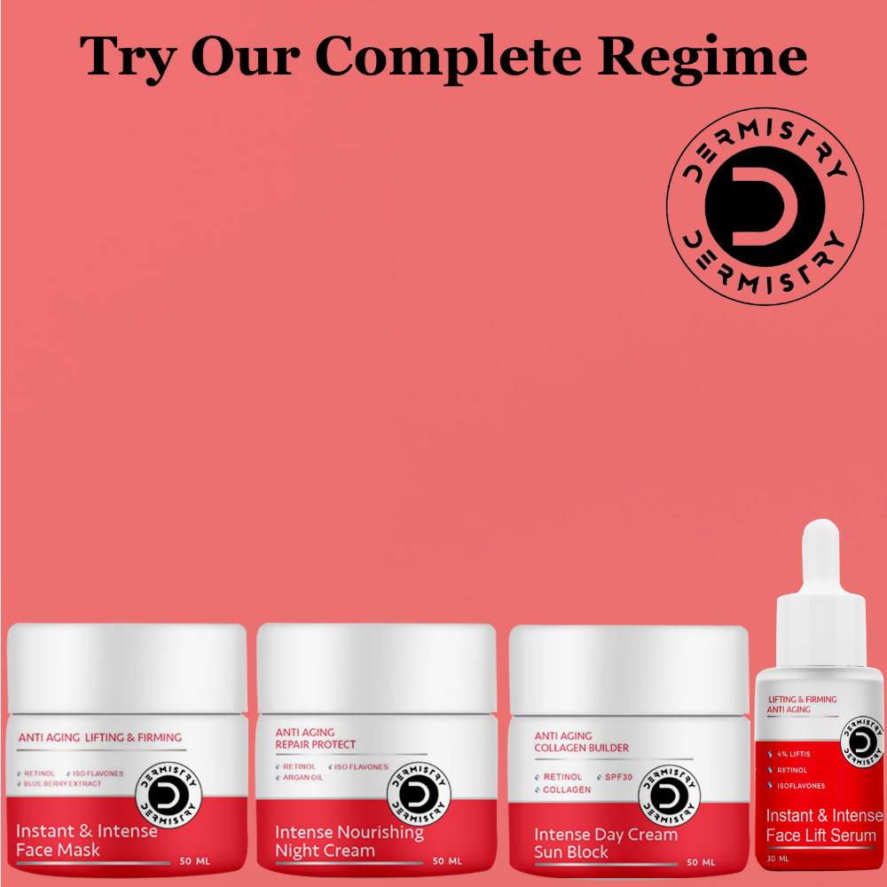 Dermistry Instant Intense Anti Aging Lifting Firming Face Serum Retinol Hyaluronic Acid for Wrinkles - Swadesiicart