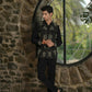 Black Bandhgala With Embroidery – Zardosi Work (Deer) by Hilo Design