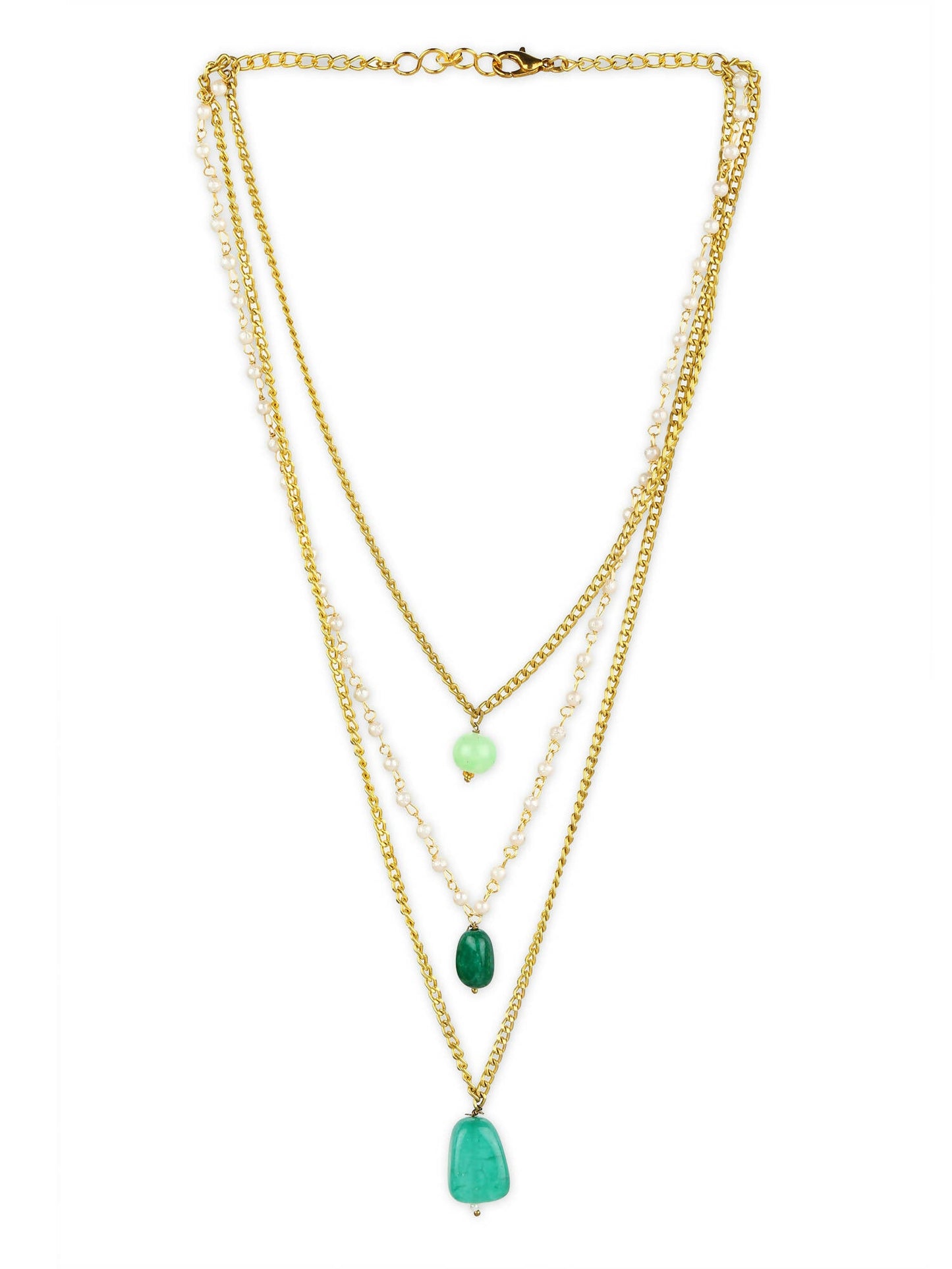 Women's Gold-Polished Chain - Ruby Raang | Swadesiicart