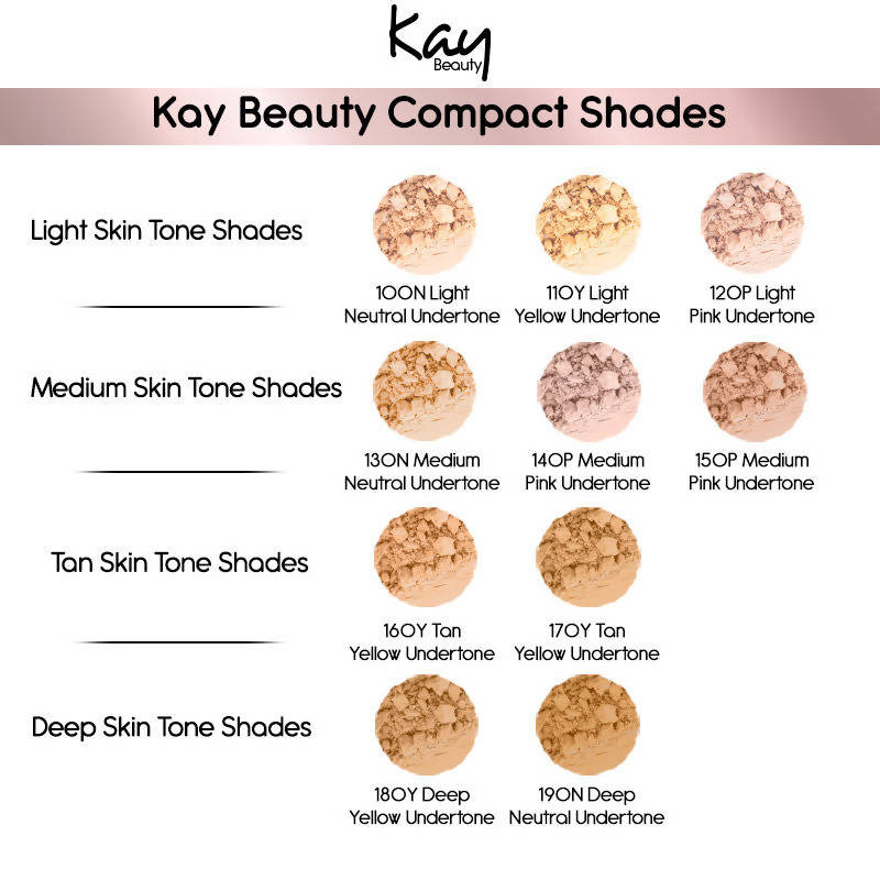 Kay Beauty By Katrina Kaif Matte Compact - 140P Medium | Swadesiicart