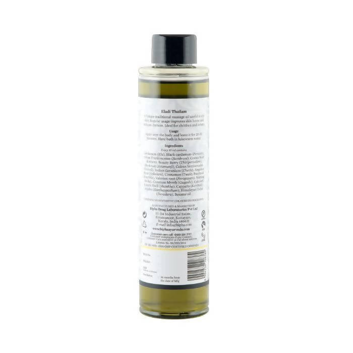 Bipha Ayurveda Eladi Thailam | Swadesiicart