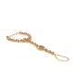 Priyaasi Women Leaf Inspired Single Finger Hathphul - Swadesiicart
