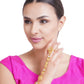 Priyaasi Designer Gold-Polished Hathphul For Women And Girls - Swadesiicart
