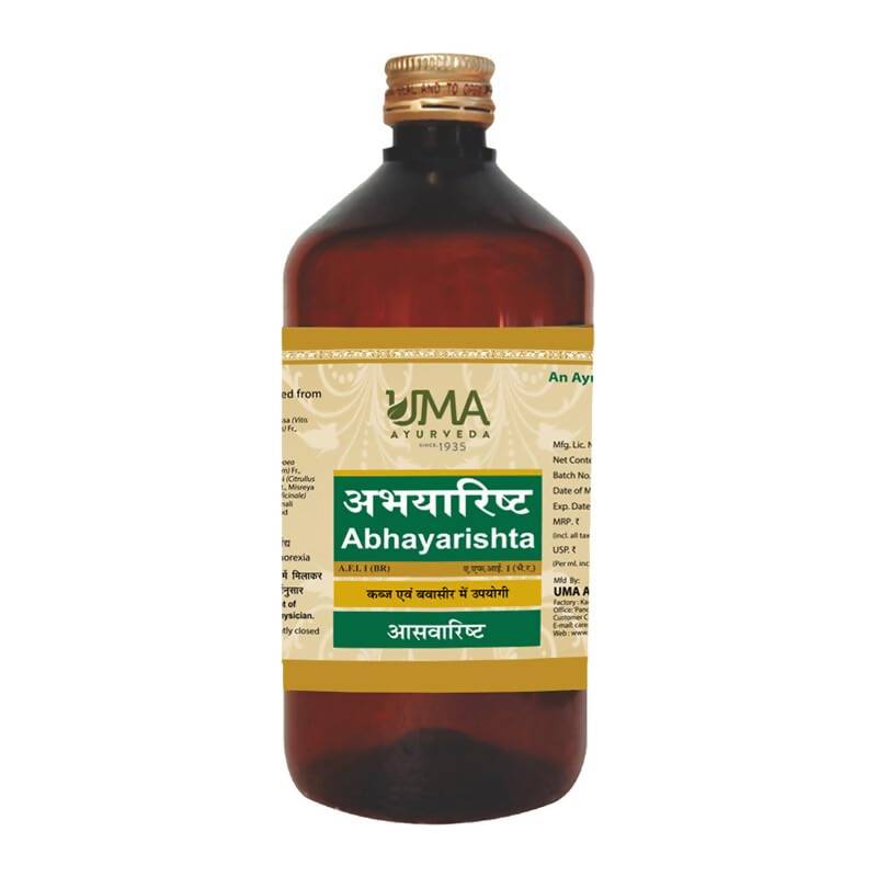 Uma Ayurveda Abhayarishta Syrup - Uma Ayurveda