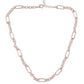 NVR Women's Rose Gold-Polished Minimal Necklace | Swadesiicart