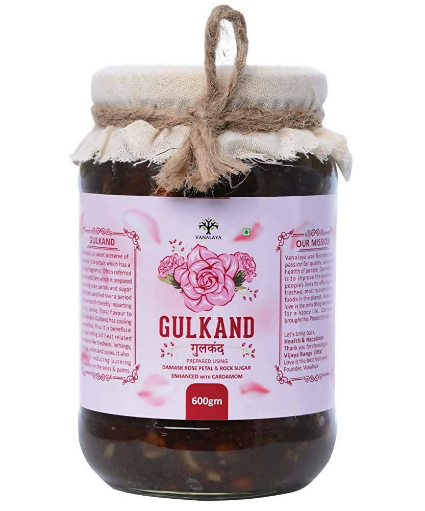 Vanalaya Gulkand With Cardamom - Swadesiicart