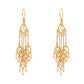 Nuyug 18k String of Pearls Gold Anti Tarnish Earrings | Swadesiicart