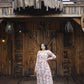 Aayaa Georgette Gown With Heavy Digital Print - Multi Color
