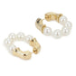 Hoop Pearl Earrings- Ruby Raang | Swadesiicart