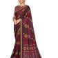 Maroon Rangkat Tussar Silk Woven Design Saree with Unstitched Blouse - Mohmanthan Eshani | Swadesiicart