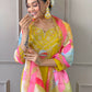 PartywearDesigner Viscose Yellow Stitched Suit With Dupatta - Tanisha | Swadesiicart