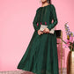 Ahalyaa Women's Traditional wear Ethnic Dress - Green | Swadesiicart