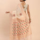 Shree Shyam Fashion Linen Cotton Off White Saree
