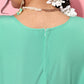 Ahalyaa Women Gorgeous Green Printed Once Upon a Sleeve Jumpsuit - Swadesiicart