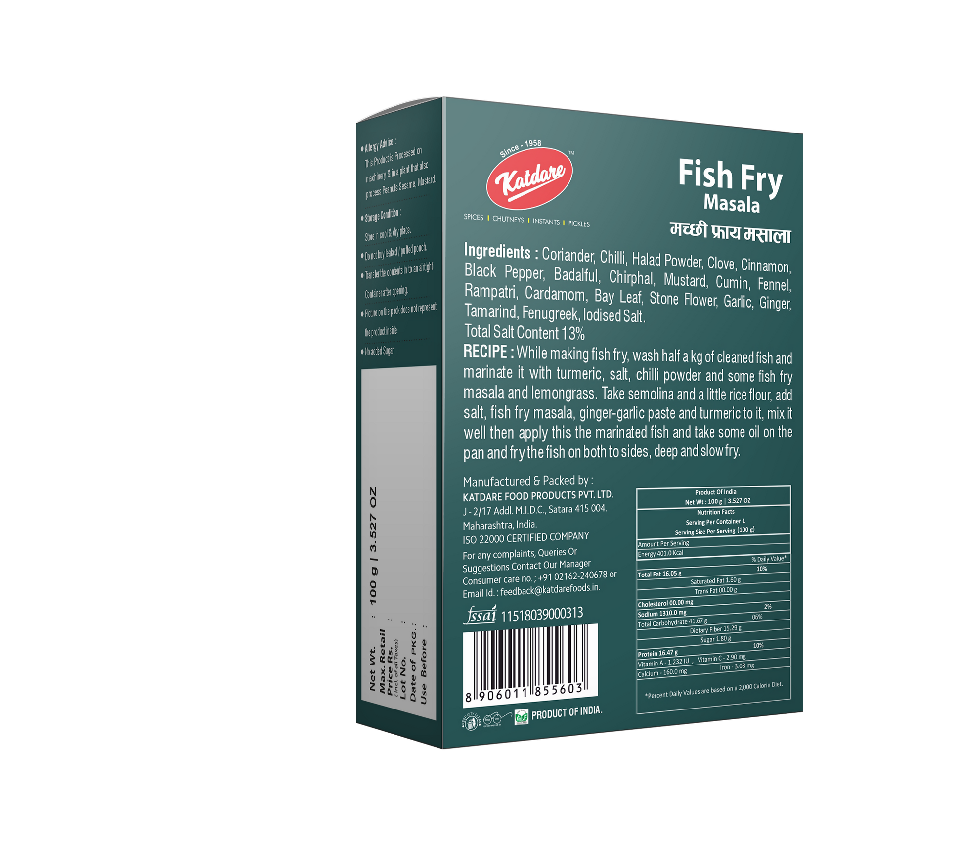 FISH FRY Masala B