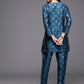 Ahalyaa Women's Traditional Wear Co-ods - Teal Blue - Swadesiicart
