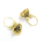 Mominos Fashion Johar Kamal Designer Golden Color Jhumkas | Swadesiicart