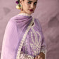 Lilac Pink Muslin Cotton Printed Trendy Salwar Kurta Set - Emponline | Swadesiicart