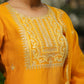 Janasya Mustard Silk Blend Embroidered Kurta,Bottom & Dupatta | Swadesiicart