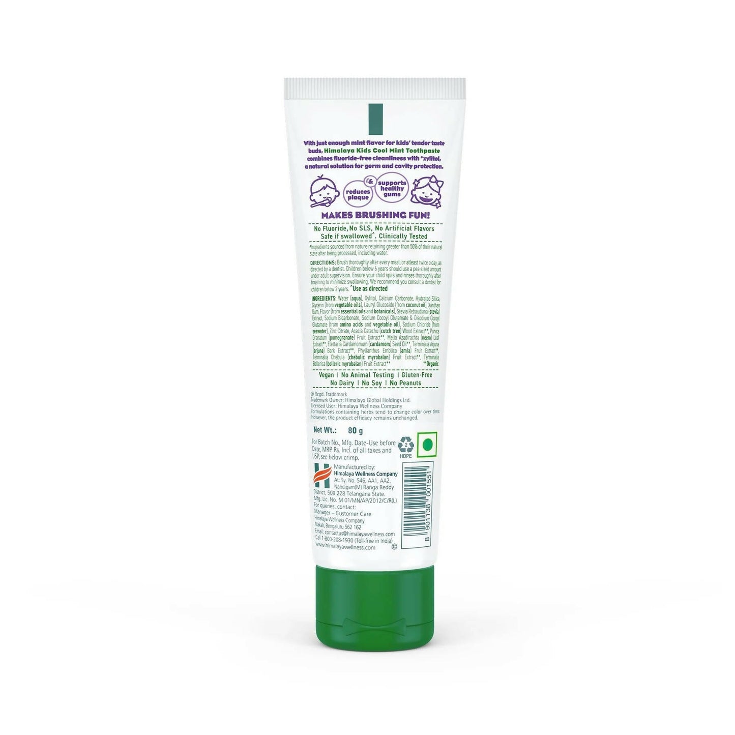 Himalaya Kids Cool Mint Toothpaste - Swadesiicart
