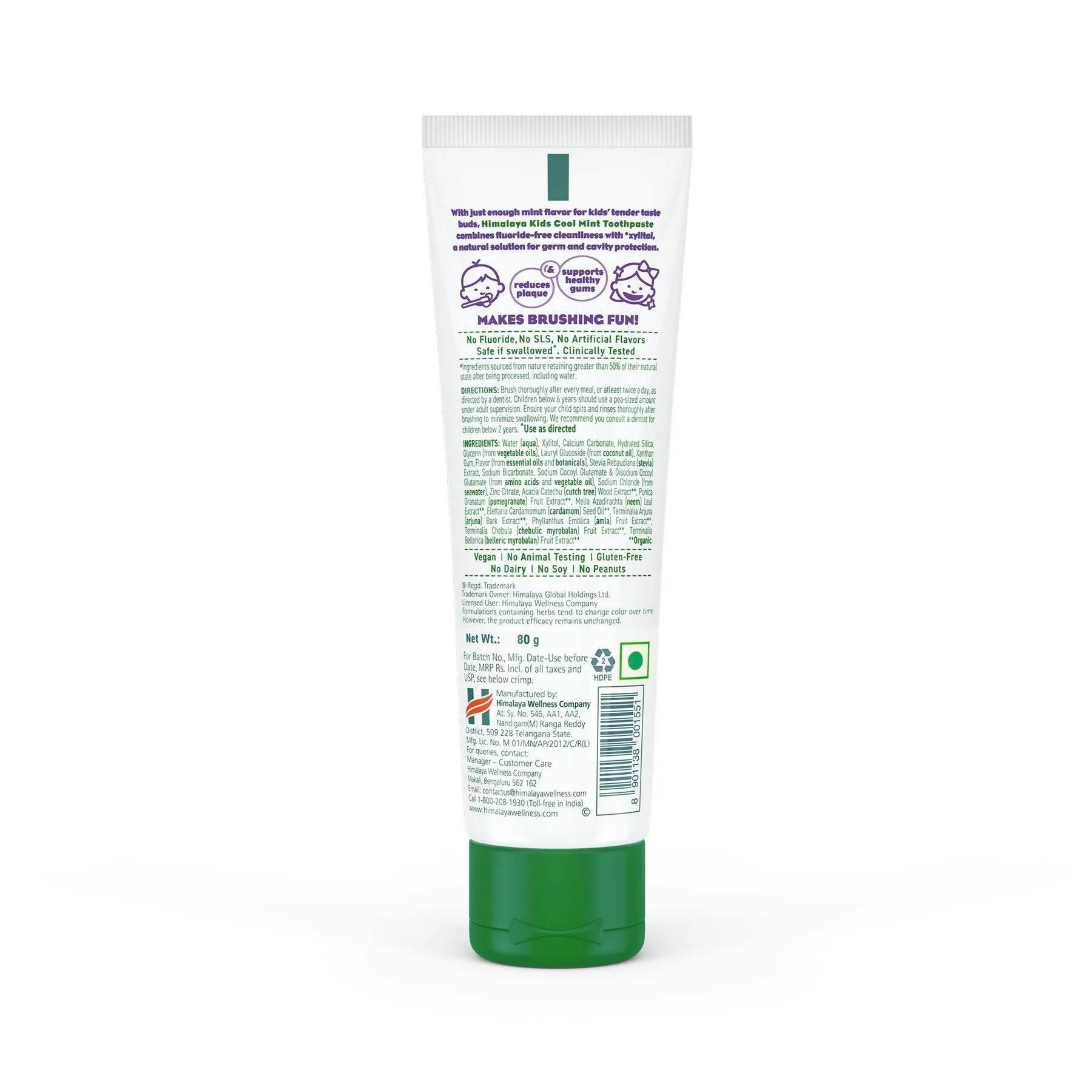 Himalaya Kids Cool Mint Toothpaste - Swadesiicart