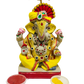 Eco-Friendly Ganesh Idols (Non-Toxic Colors) With Chatri, Akshat & Kumkum | Swadesiicart