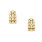 Glass Kundan Circular Earrings - Ruby Raang | Swadesiicart