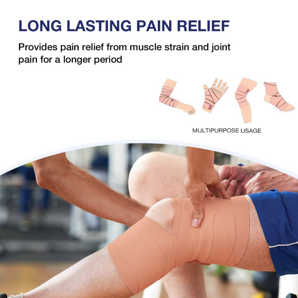 Hansaplast Soft Cotton Crepe Bandage For Pain Relief - Elastic | Swadesiicart
