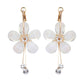 Trendoo Jewelry Gold-Polished Stylish Fancy Party Wear Beige Drops | Swadesiicart