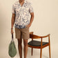 Off White Relaxed Floral Opaque Printed Casual Resort Shirt - Mahotsav | Swadesiicart