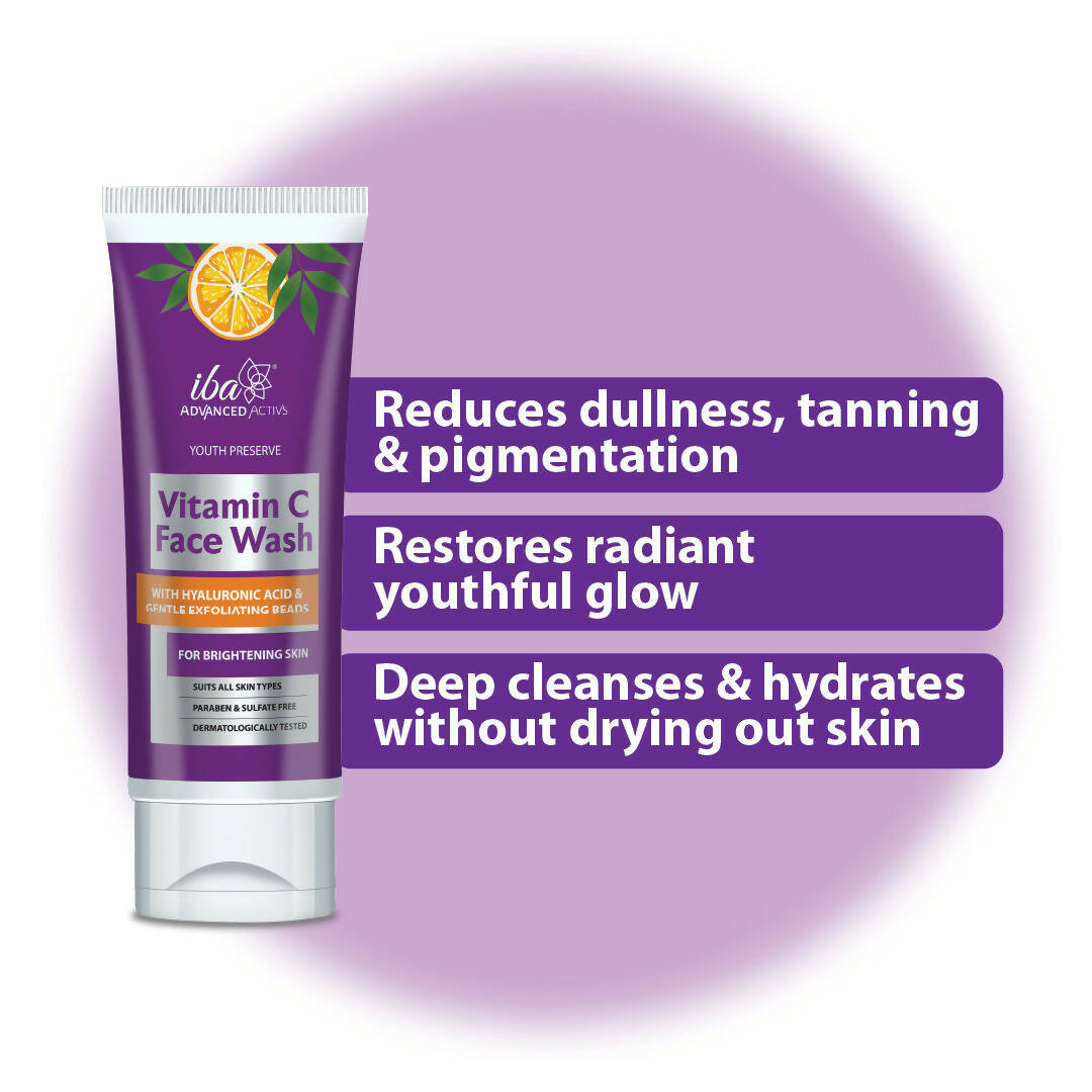 Iba Advanced Activs Youth Preserve Vitamin C Face Wash - Swadesiicart