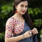 Grey Silk Blend Ethnic Motifs Saree with Unstitched Blouse - Hiral Fashion | Swadesiicart