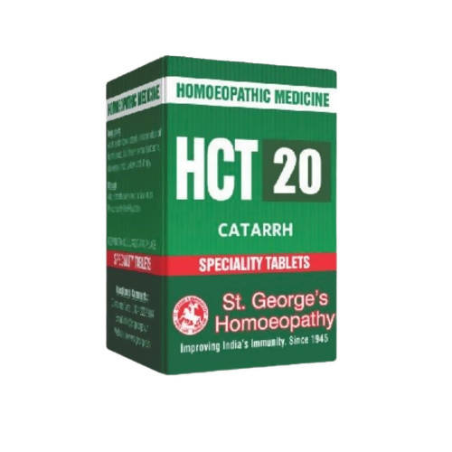 St. George's Homeopathy HCT 20 Tablets | Swadesiicart
