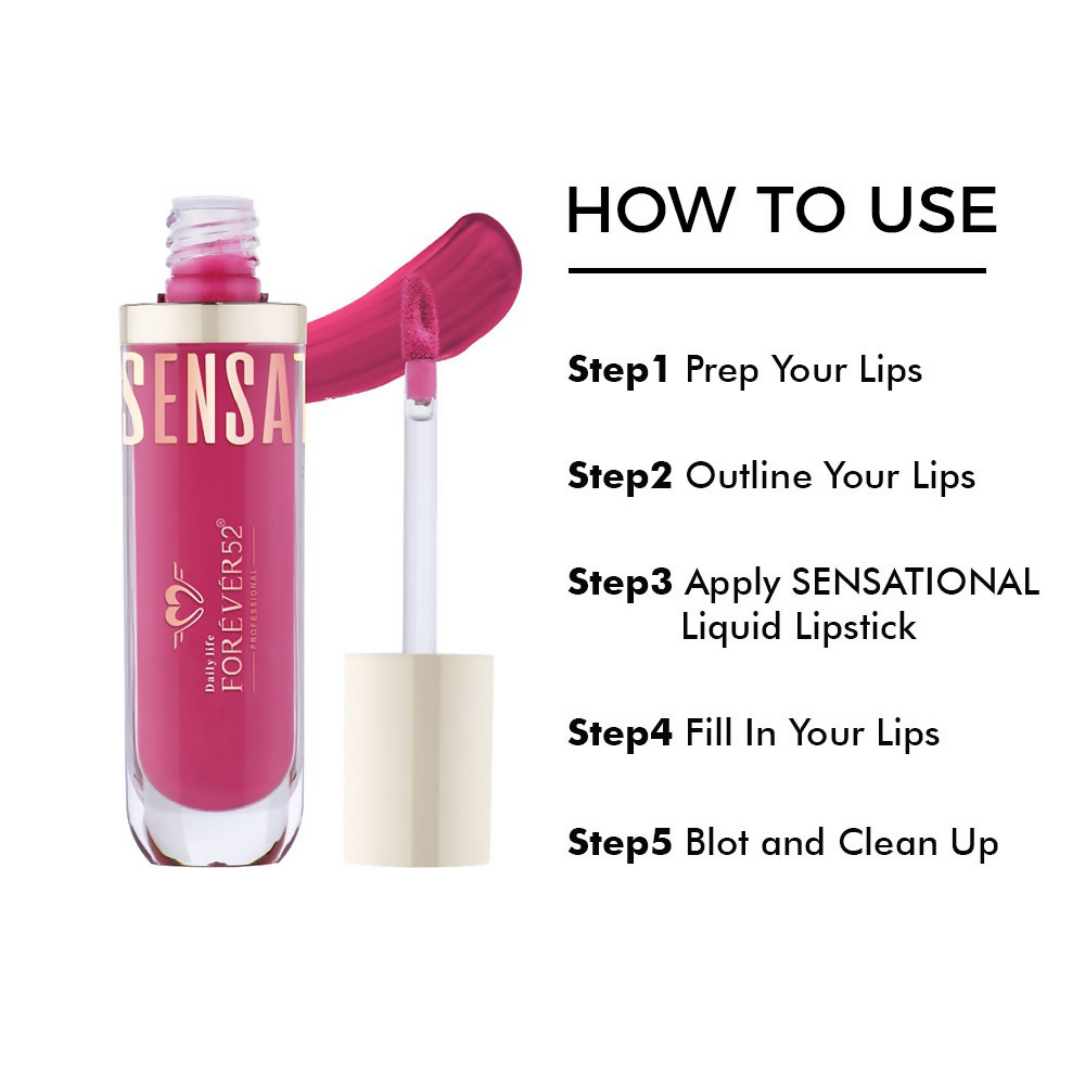 Daily Life Forever52 Sensational Lip Liquid Lipstick - SSL002 | Swadesiicart