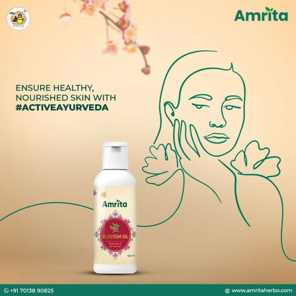 Amrita Blossom Oil - Massage Oil for Women - Swadesiicart