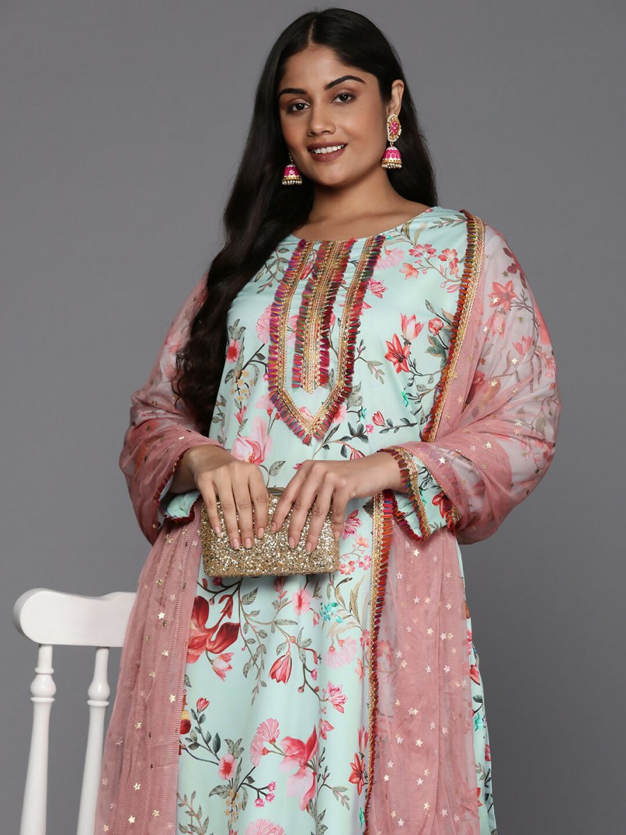 Ahalyaa Women's Traditional wear Kurta Set - Multi Color | Swadesiicart