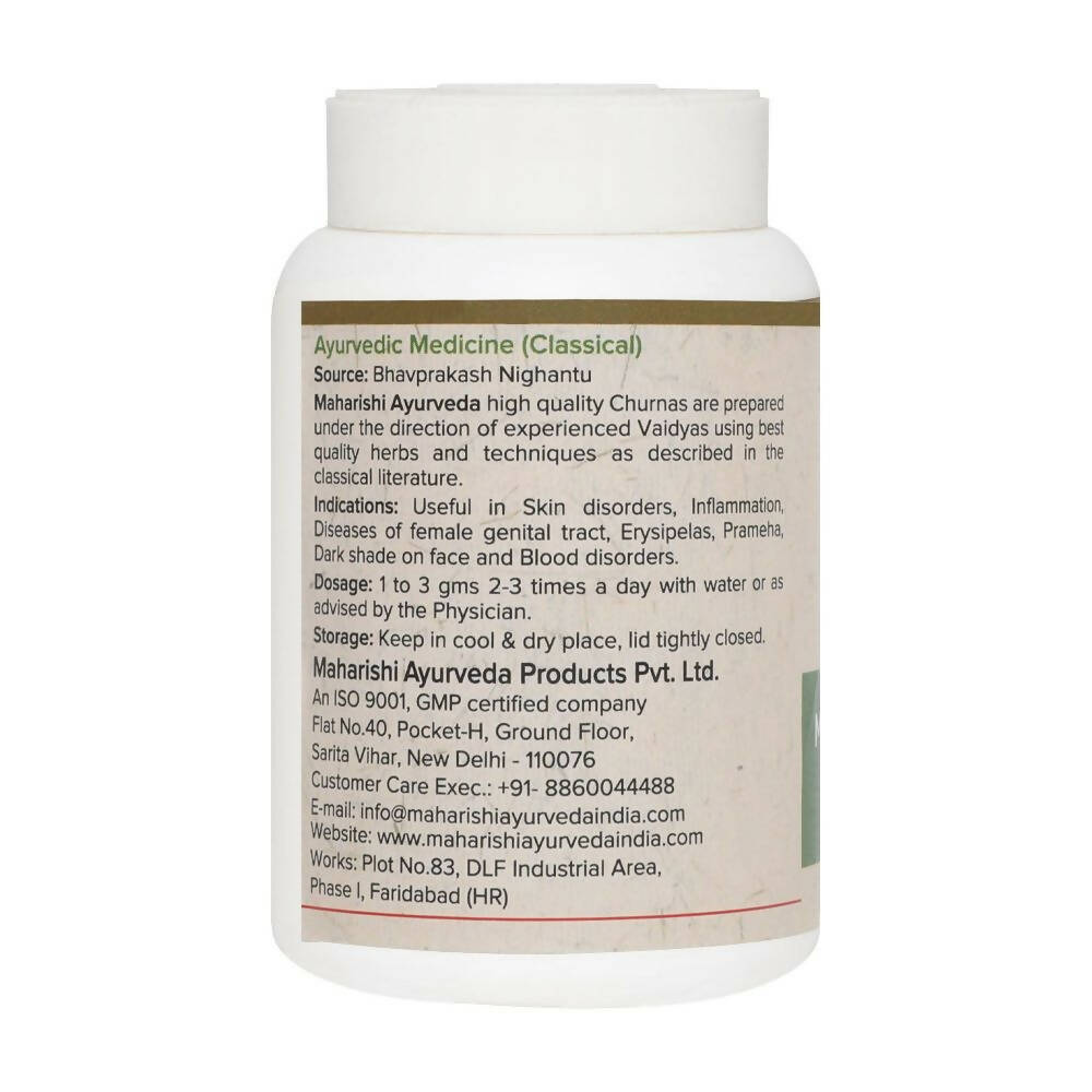 Maharishi Ayurveda Manjishtha Churna - Swadesiicart