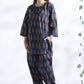 Breathables Blue Butta Cotton Kurta & Pant Co-Ord Set